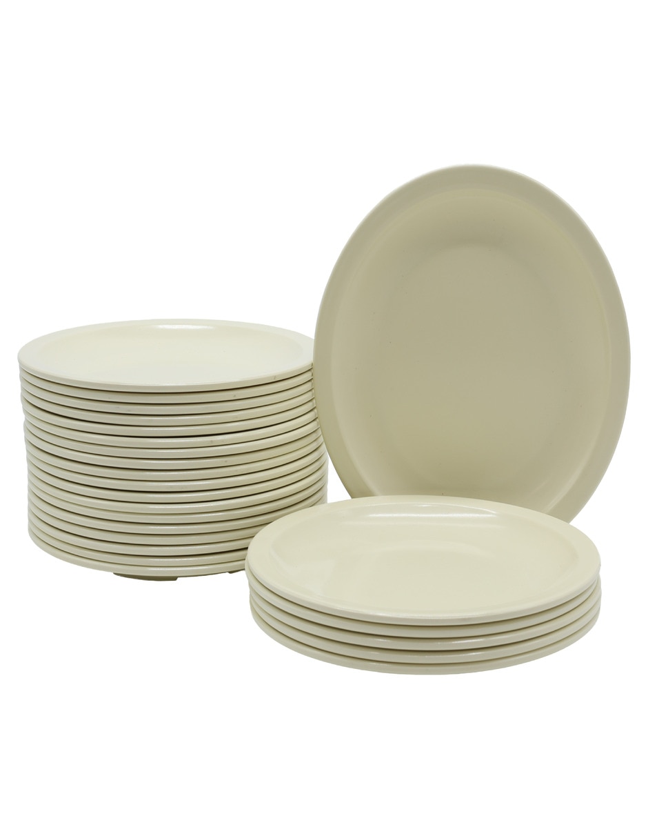 Set platos platos de melamina 24 piezas Set platos platos de melamina 24 piezas