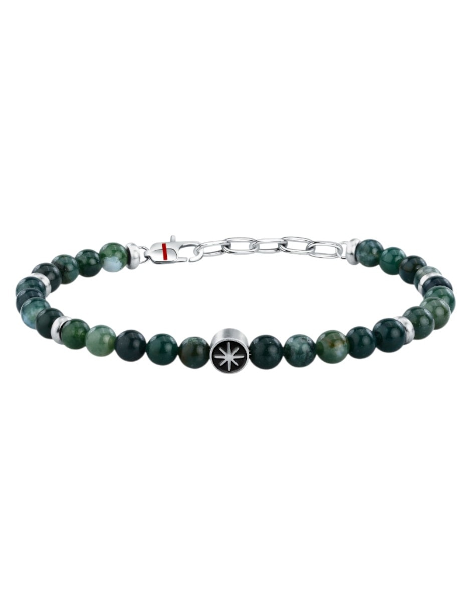 Pulsera sector de acero inoxidable marine joyeria