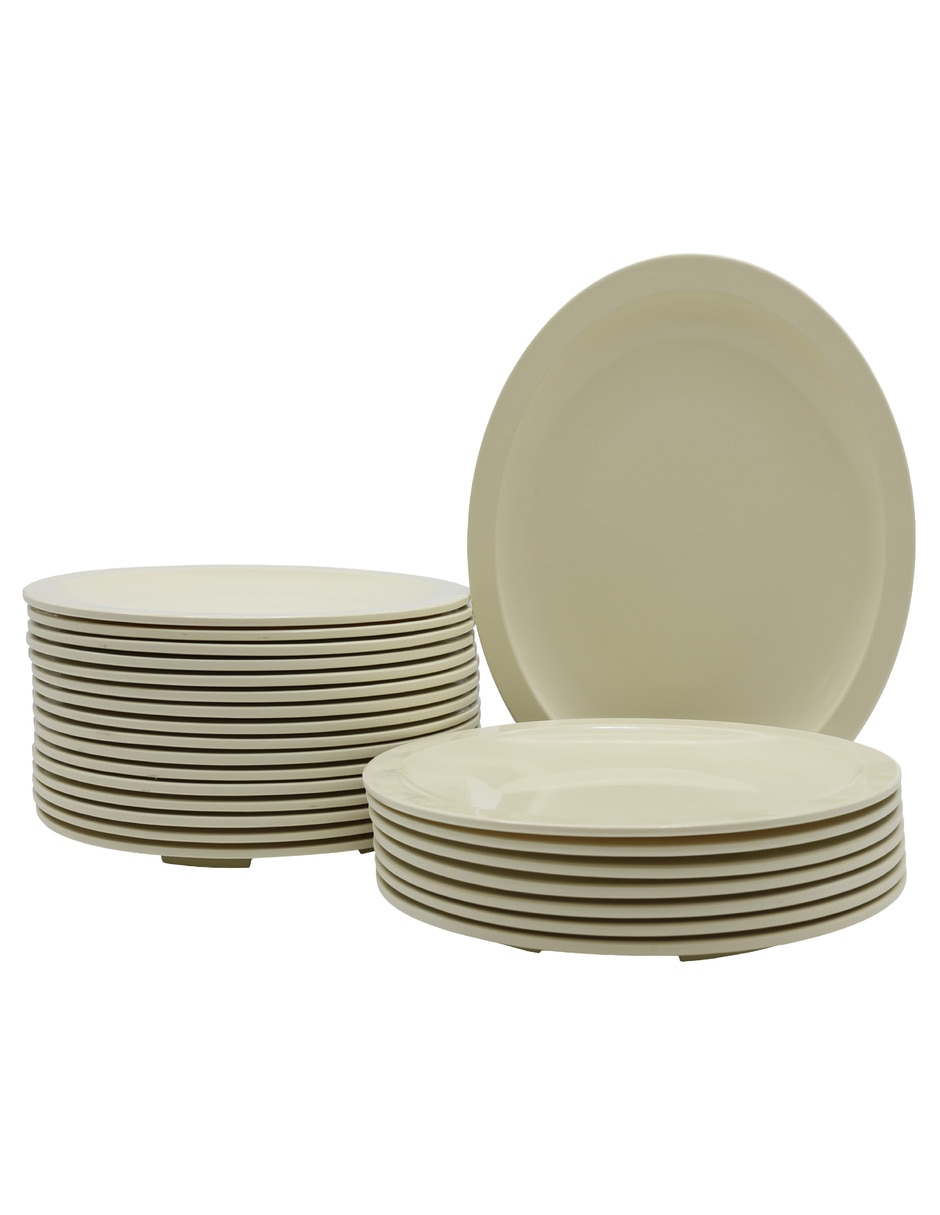 Set platos platos de melamina 24 piezas Set platos platos de melamina 24 piezas