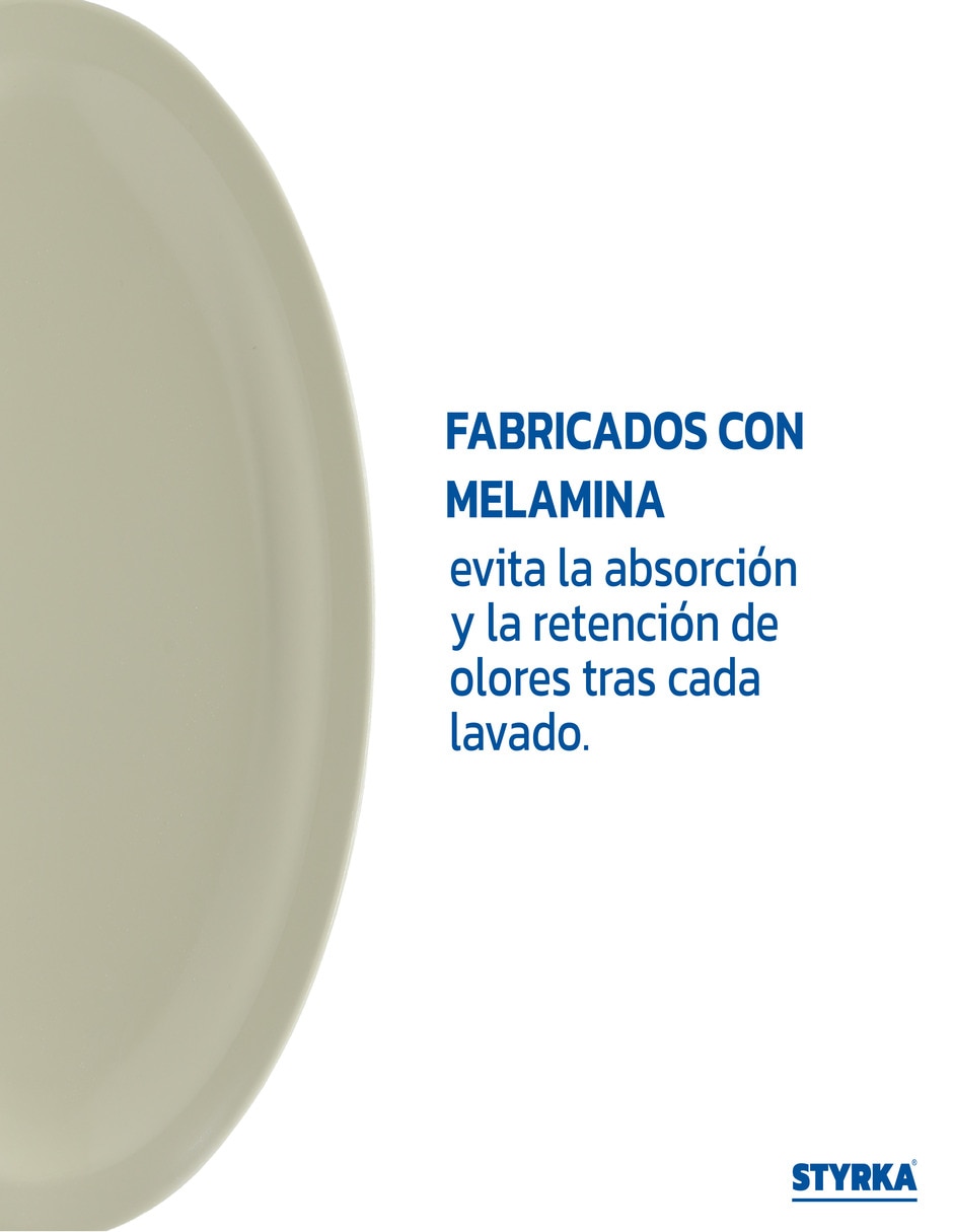 Set platos platos de melamina 24 piezas 8