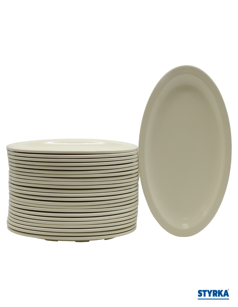 Set platos platos de melamina 24 piezas 5