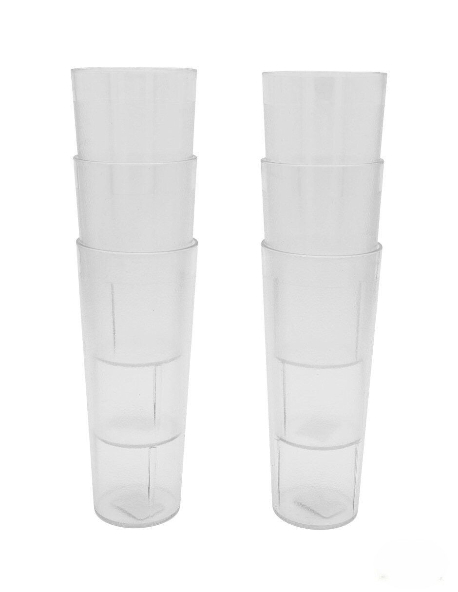 Set vasos para agua con 6 piezas