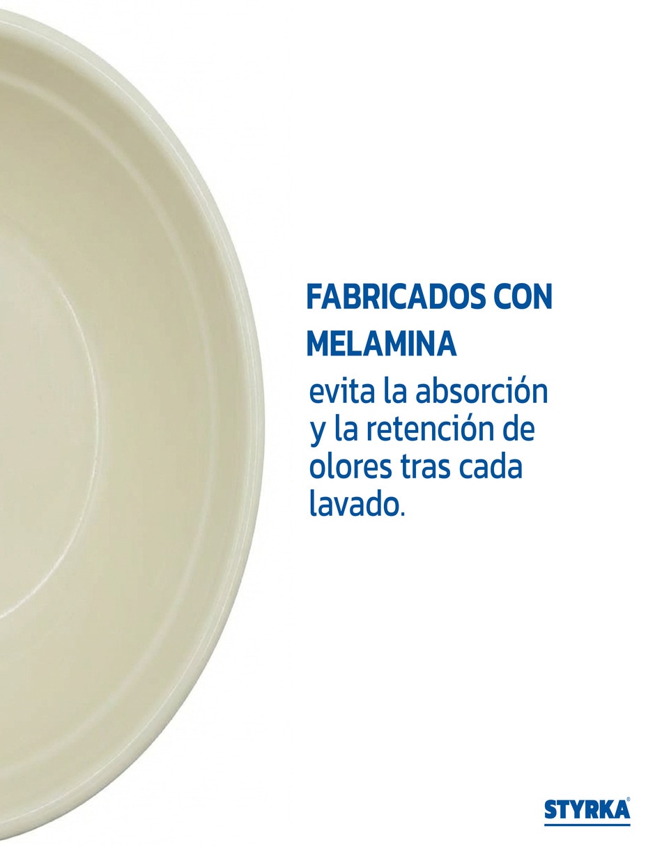 Plato sopa Styrka Soperos de melamina 24 piezas