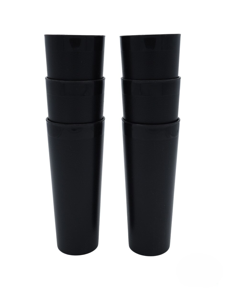 Vaso para agua de polipropileno con 6 piezas Vaso para agua de polipropileno con 6 piezas