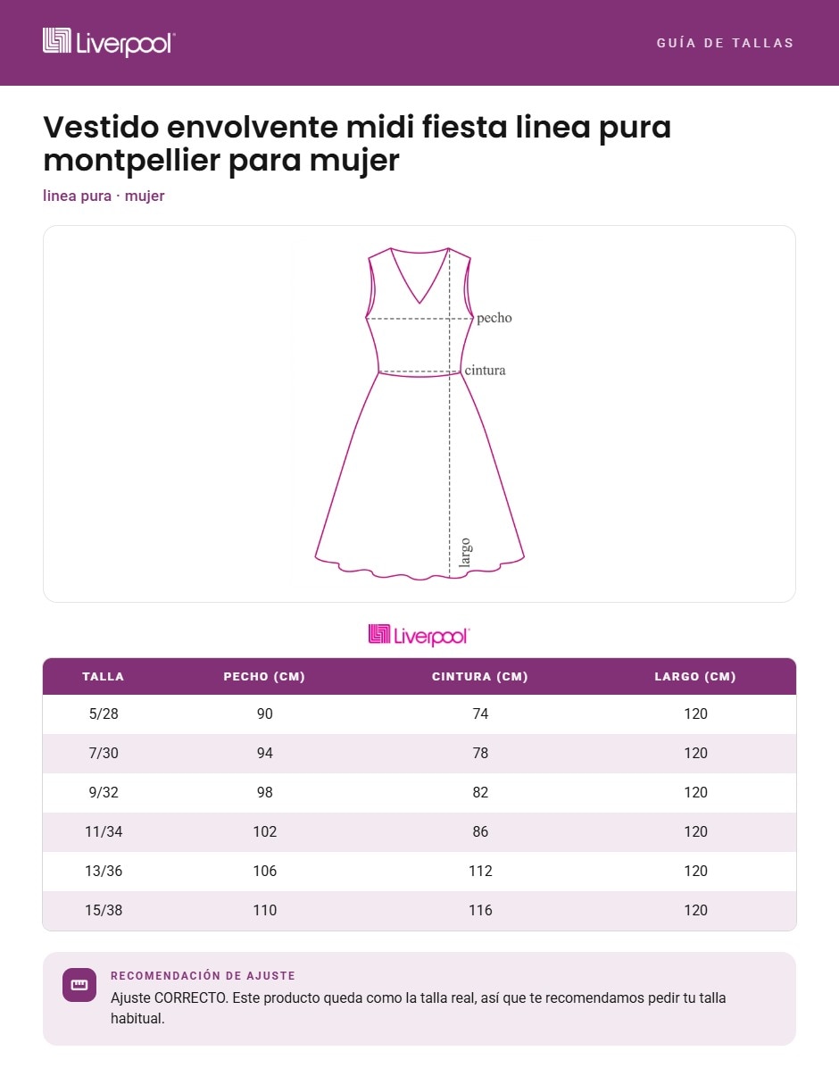 Midi Fiesta LINEA PURA Montpellier para mujer