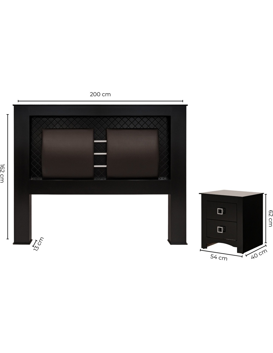 Set recámara Zafra de MDF 2