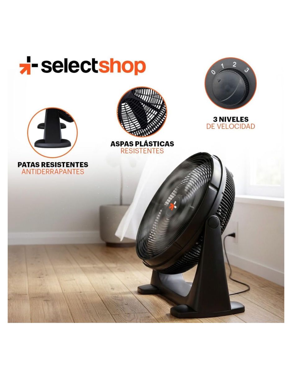 Ventilador de piso Select Shop 32 velocidades