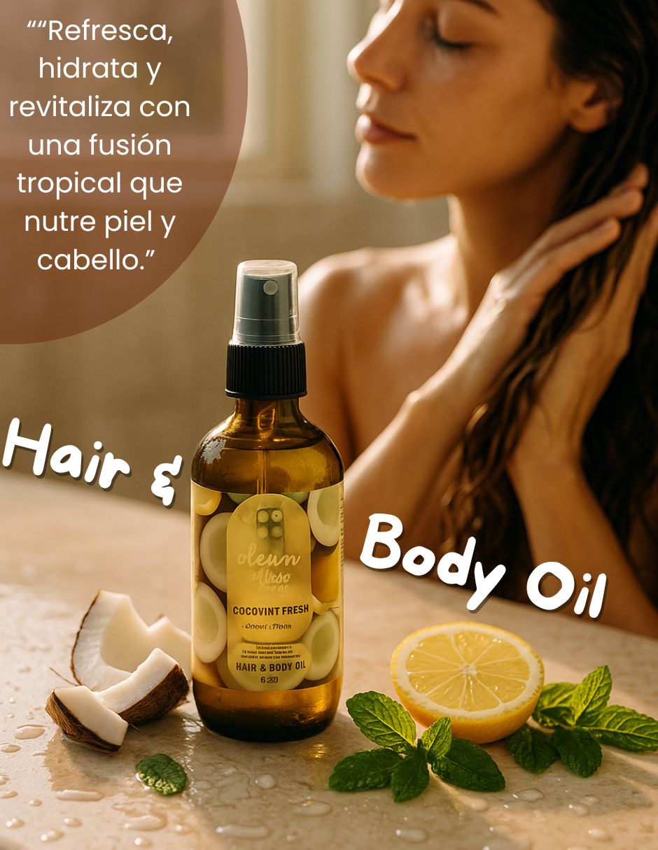 Tratamiento cuerpo kit cuidado de la piel cocomint fresh coco limón menta corporal oleum vitae