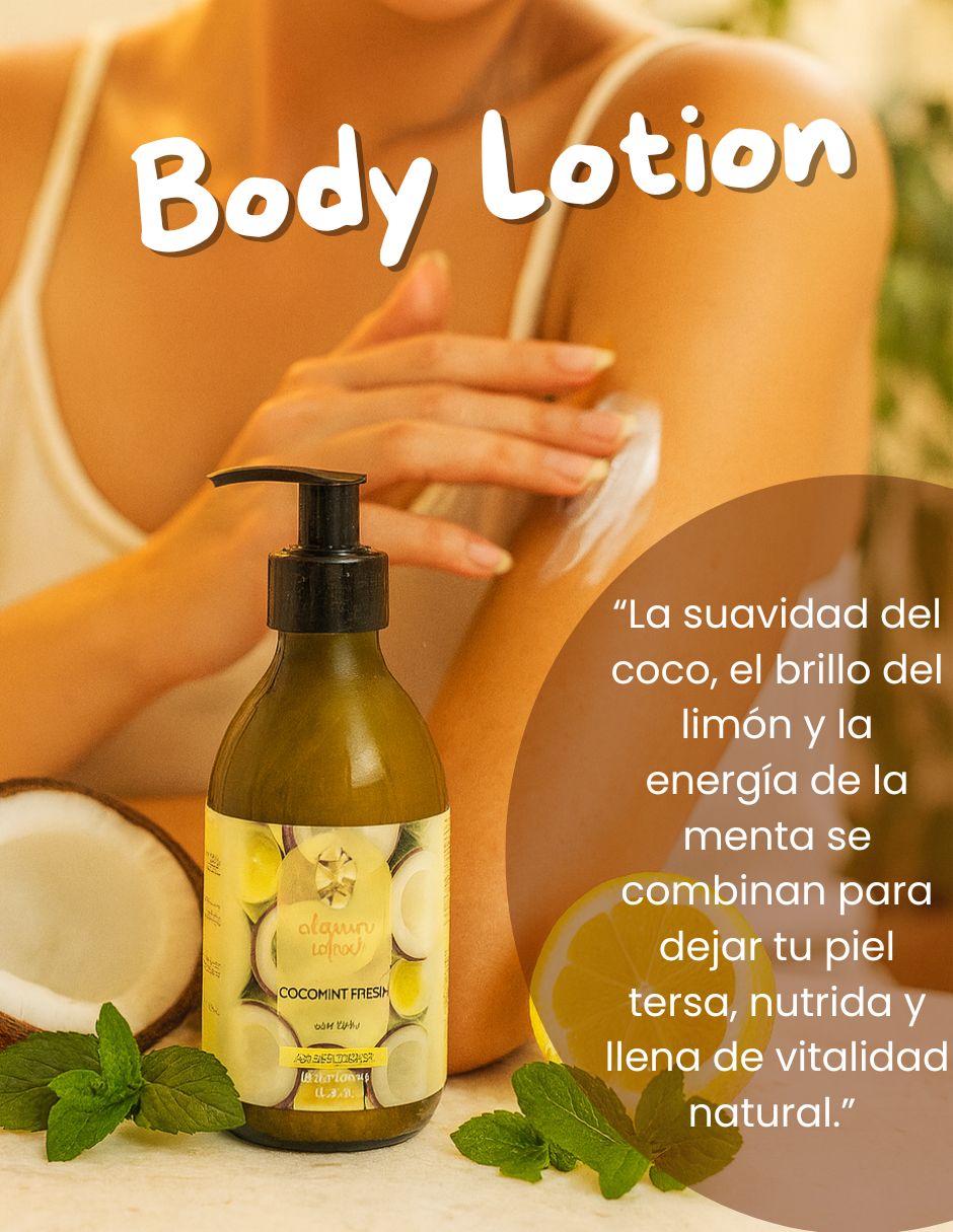 Tratamiento cuerpo kit cuidado de la piel cocomint fresh coco limón menta corporal oleum vitae