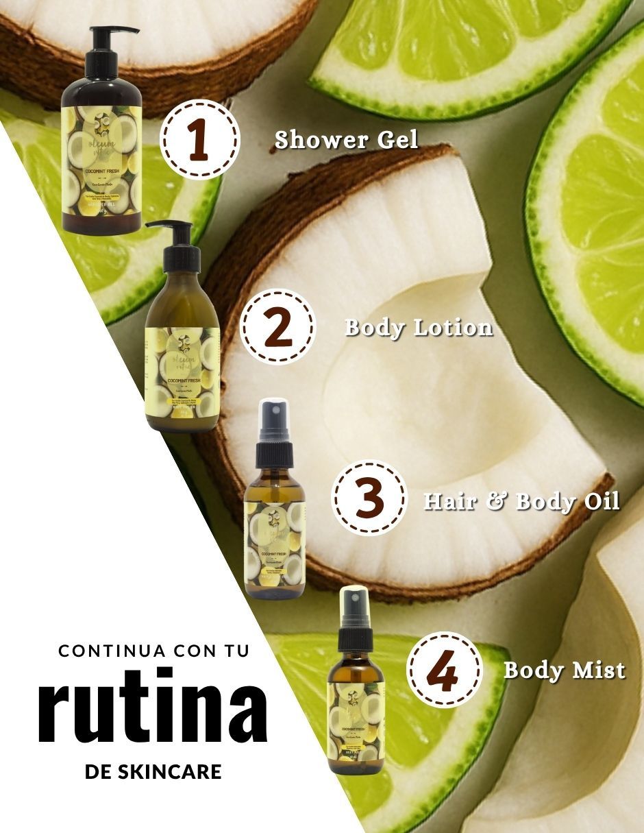 Tratamiento cuerpo kit cuidado de la piel cocomint fresh coco limón menta corporal oleum vitae