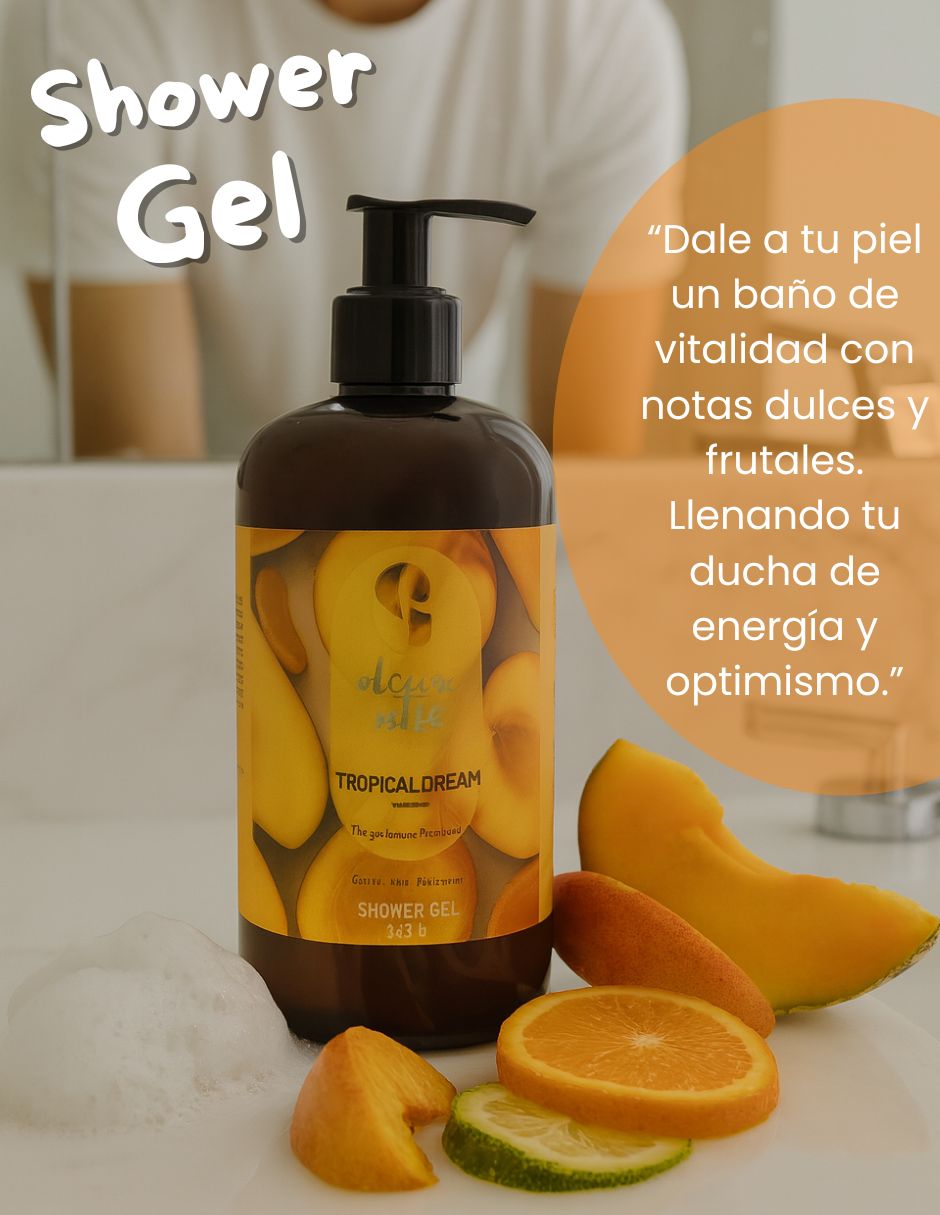 Tratamiento para cuerpo Kit Cuidado de la Piel Tropical Dream Mango Durazno Mandarina Corporal Oleum Vitae