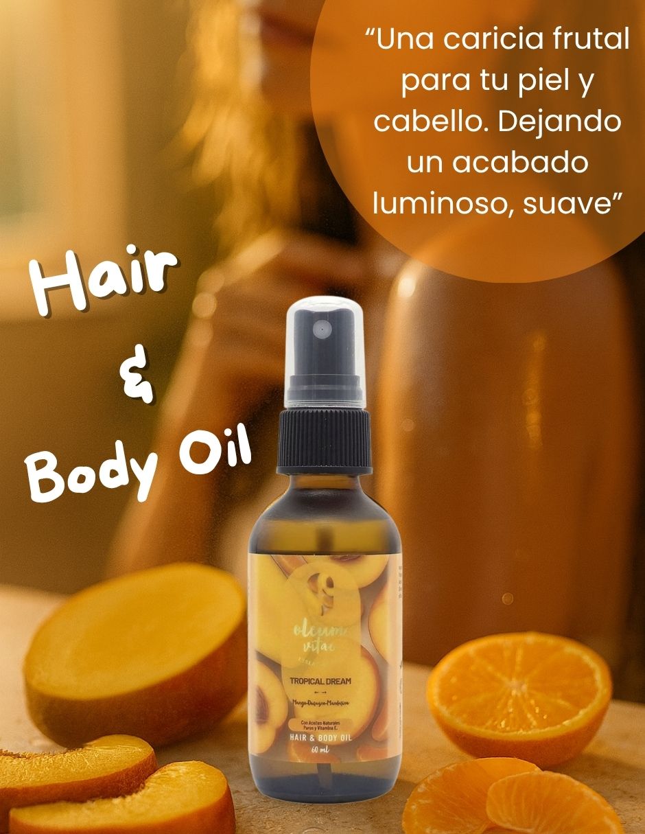 Tratamiento para cuerpo Kit Cuidado de la Piel Tropical Dream Mango Durazno Mandarina Corporal Oleum Vitae
