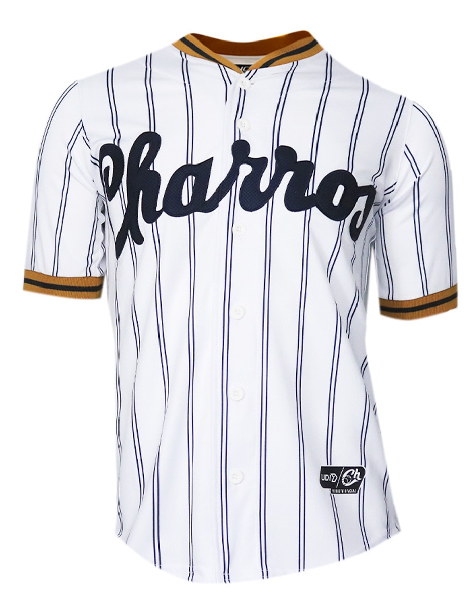 Jersey de Charros de Jalisco visitante manga corta Charros de Jalisco para hombre