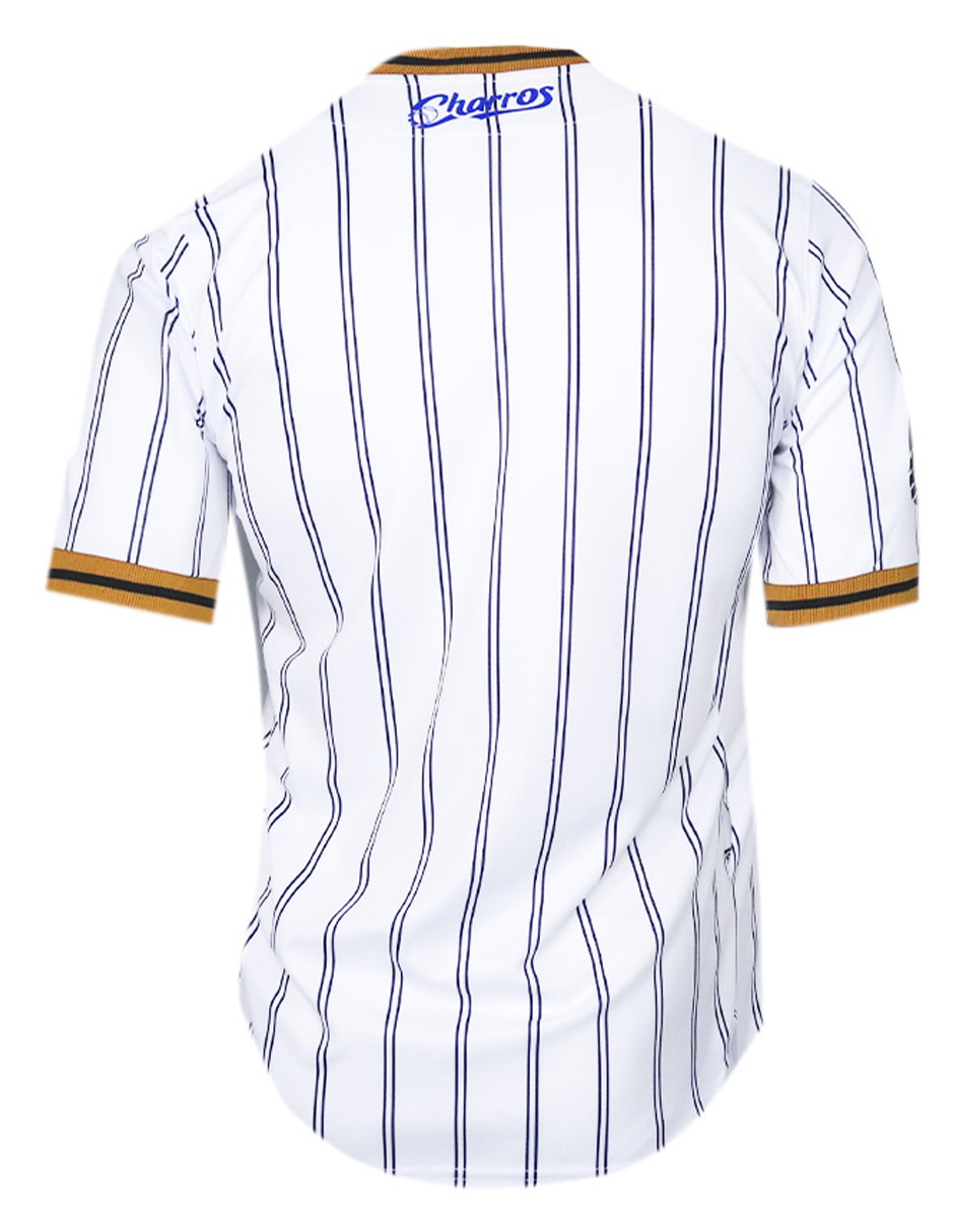 Jersey de Charros de Jalisco visitante manga corta Charros de Jalisco para hombre 2