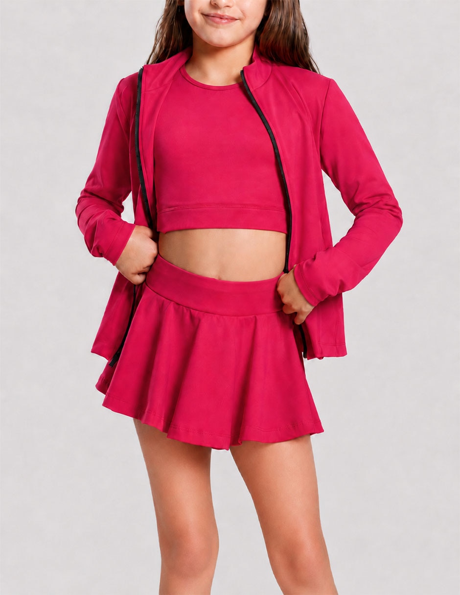 Conjunto deportivo Diana Fosado con elástico para niña