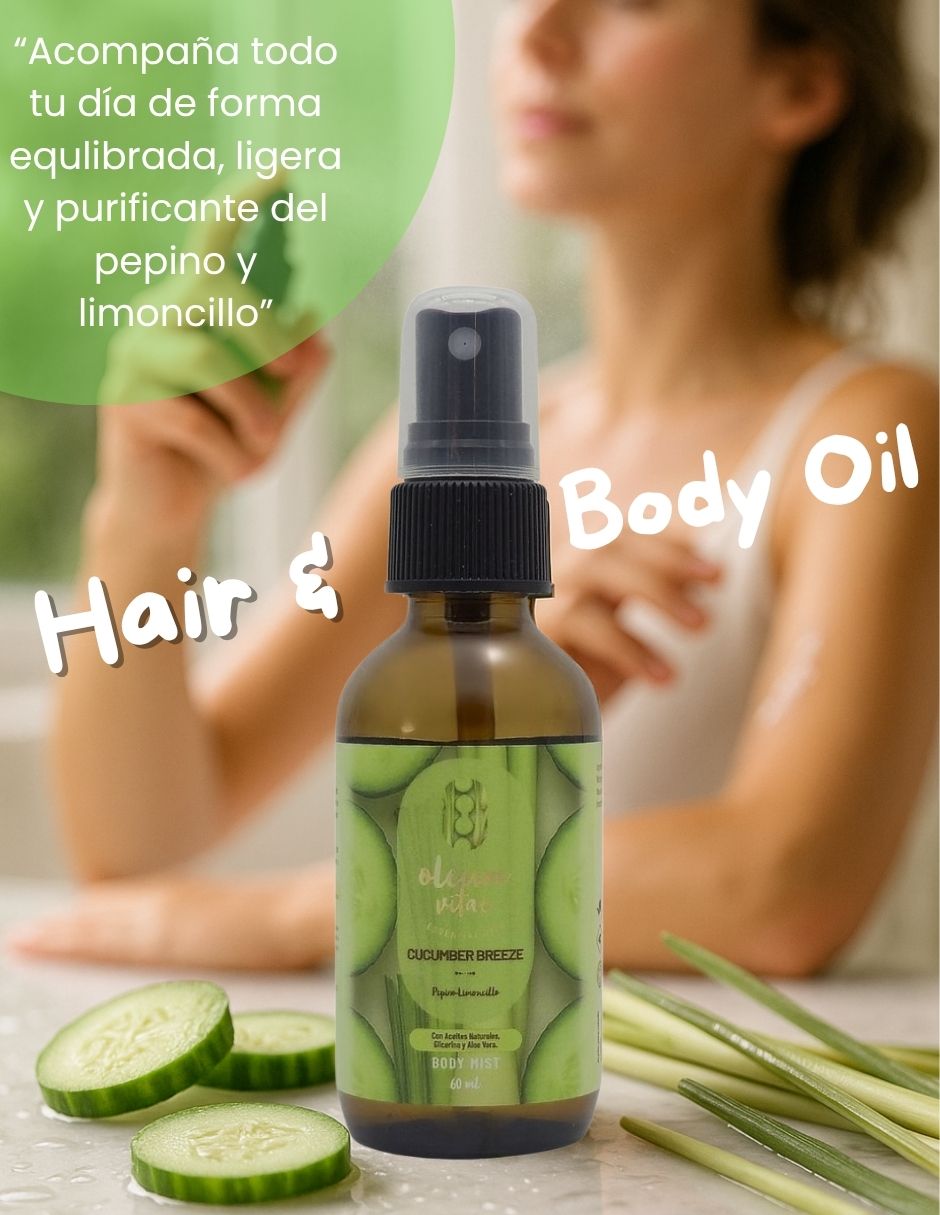 Tratamiento para cuerpo Kit Cuidado de la Piel Cucumber Breeze Pepino Limoncillo Corporal 3