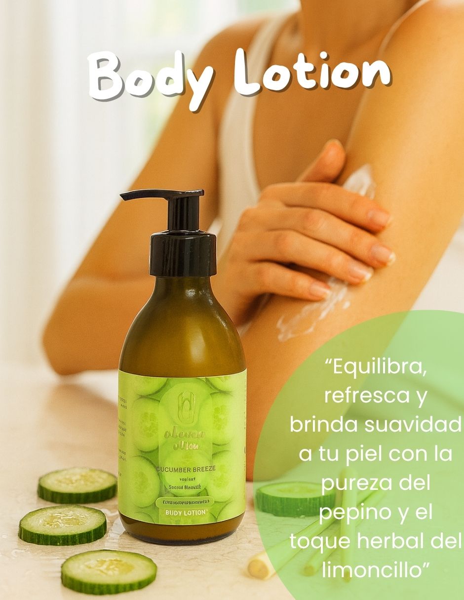 Tratamiento para cuerpo Kit Cuidado de la Piel Cucumber Breeze Pepino Limoncillo Corporal 5