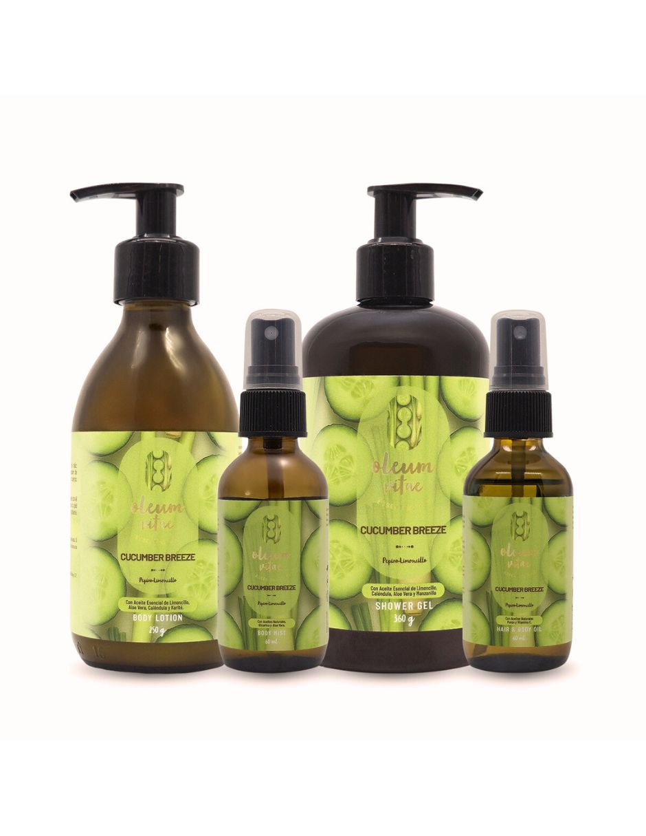 Tratamiento para cuerpo Kit Cuidado de la Piel Cucumber Breeze Pepino Limoncillo Corporal Tratamiento para cuerpo Kit Cuidado de la Piel Cucumber Breeze Pepino Limoncillo Corporal