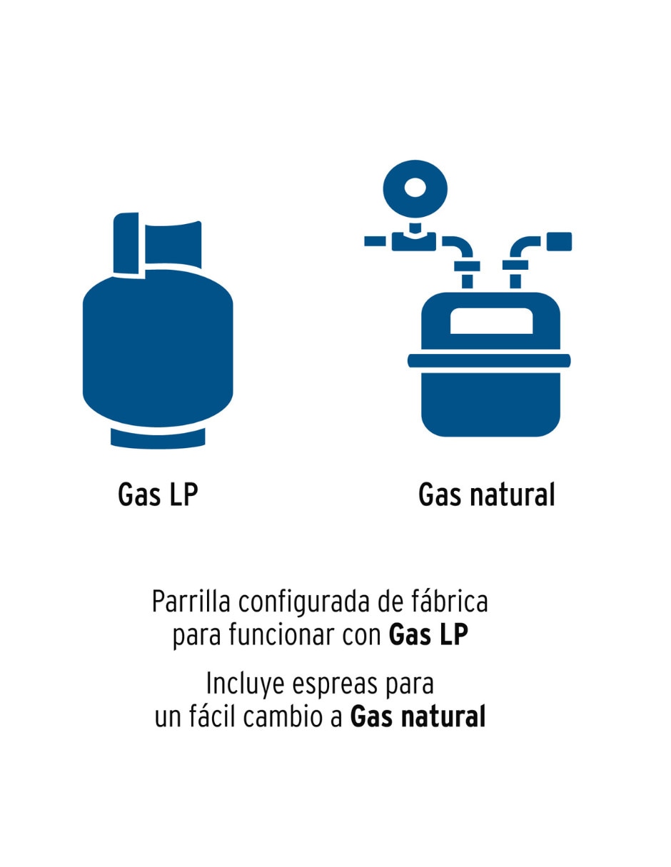 Parrilla a empotrable foset