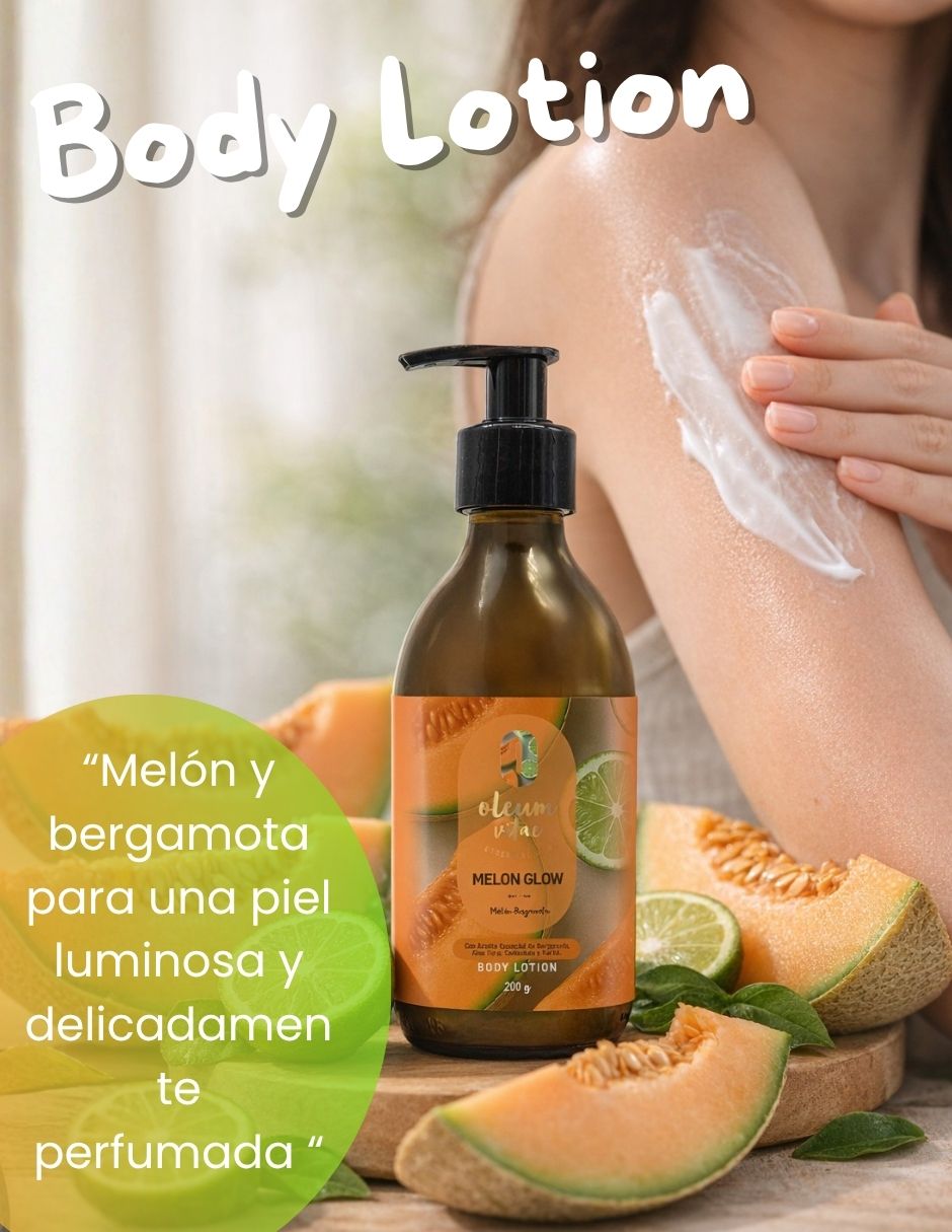 Tratamiento para cuerpo Kit Cuidado de la Piel Melon Glow Melón Bergamota Corporal 4