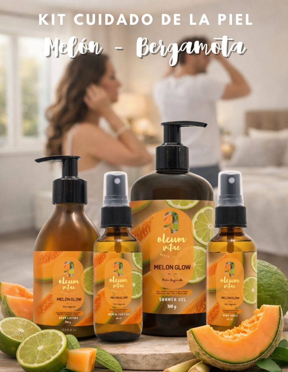 Tratamiento para cuerpo Kit Cuidado de la Piel Melon Glow Melón Bergamota Corporal 5