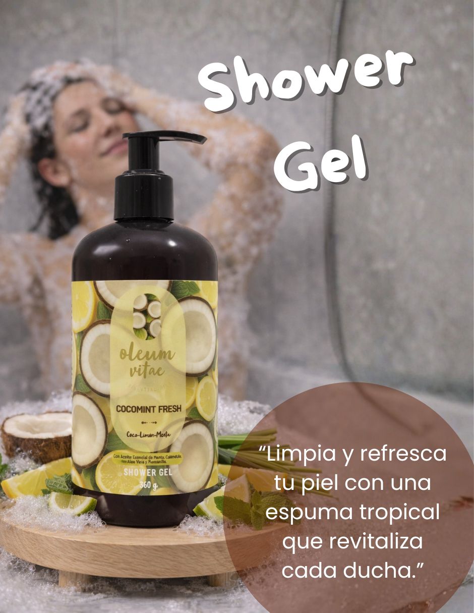 Tratamiento para cuerpo Kit Dúo Shower Gel y Body Lotion Cocomint Fresh Coco Limón Menta 3