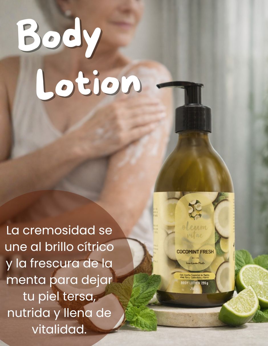 Tratamiento para cuerpo Kit Dúo Shower Gel y Body Lotion Cocomint Fresh Coco Limón Menta 5
