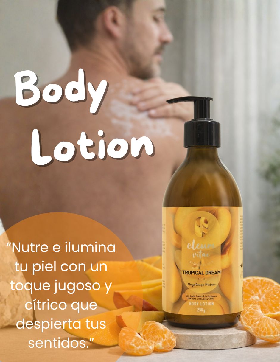 Tratamiento para cuerpo Kit Dúo Shower Gel y Body Lotion Tropical Dream Mango Durazno Mandarina Corporal Oleum Vitae