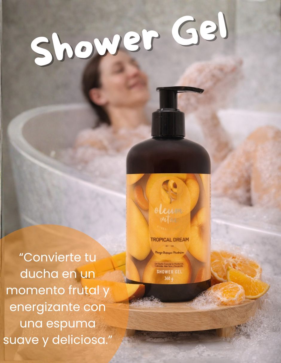 Tratamiento para cuerpo Kit Dúo Shower Gel y Body Lotion Tropical Dream Mango Durazno Mandarina Corporal Oleum Vitae