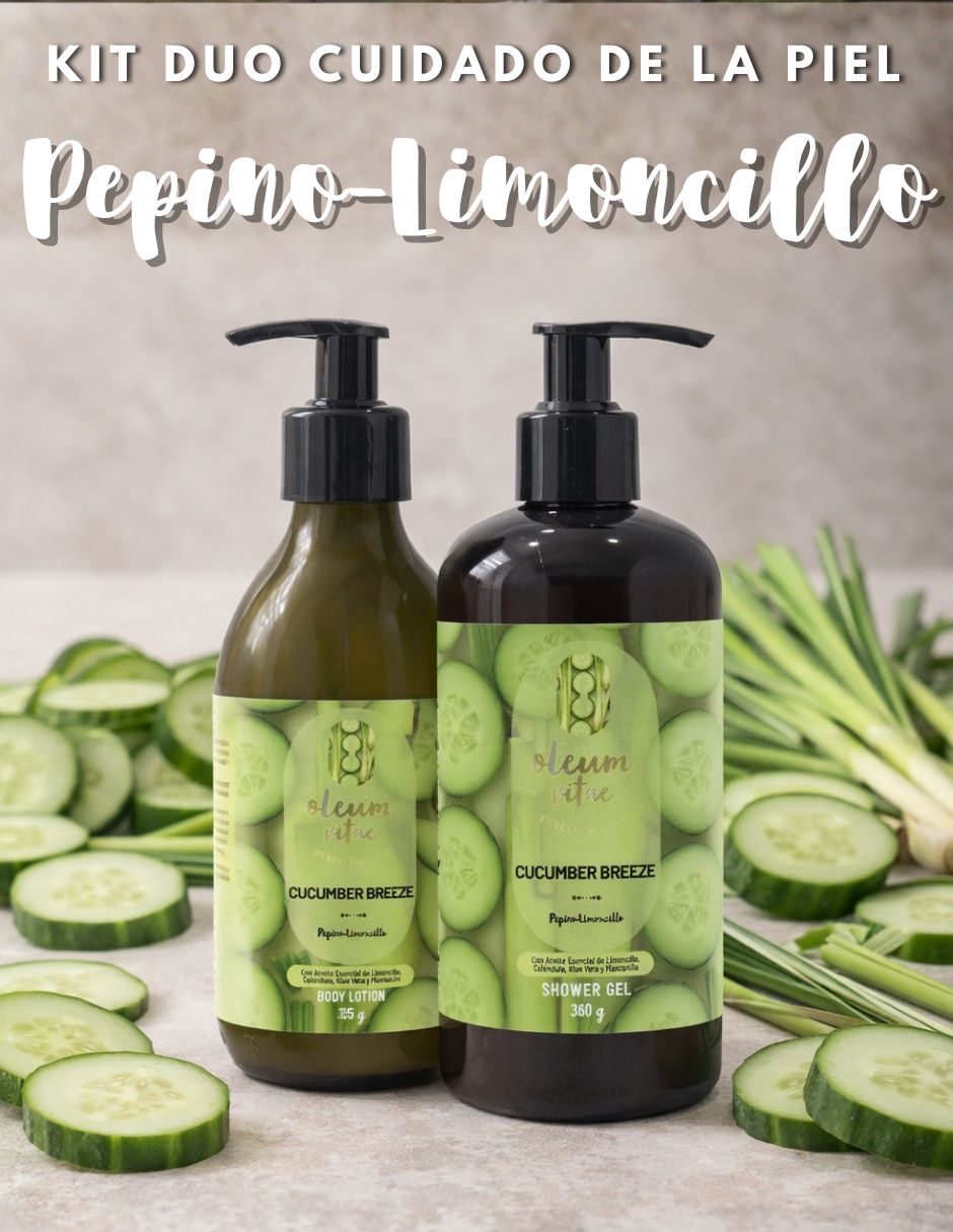 Tratamiento para cuerpo Kit Dúo Shower Gel y Body Lotion Cucumber Breeze Pepino Limoncillo Corporal Oleum Vitae