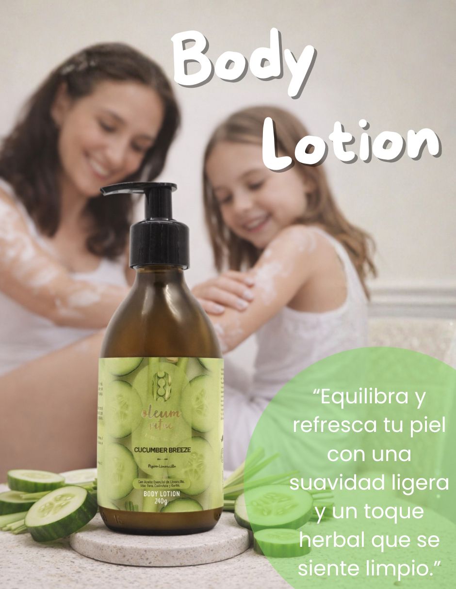 Tratamiento para cuerpo Kit Dúo Shower Gel y Body Lotion Cucumber Breeze Pepino Limoncillo Corporal Oleum Vitae