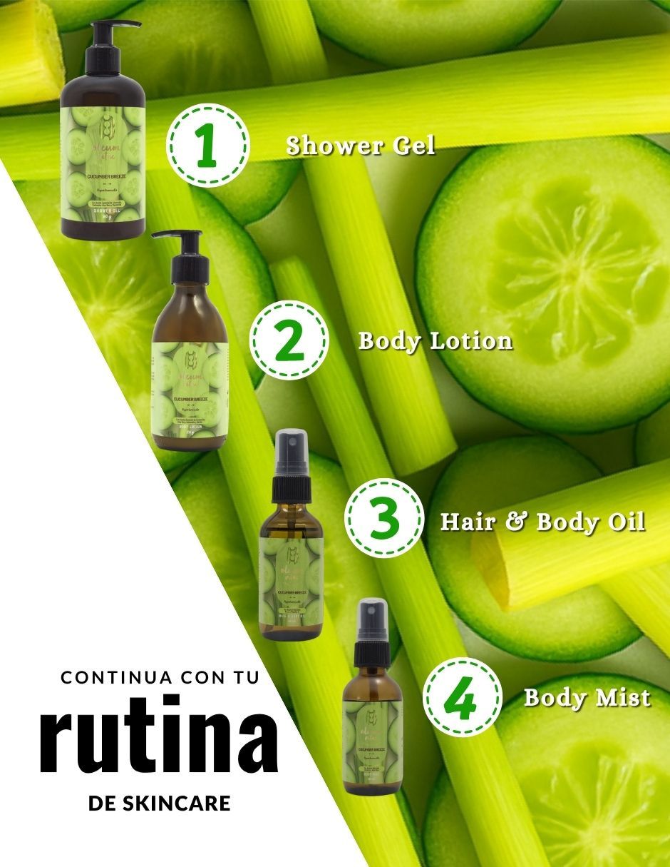 Tratamiento para cuerpo Kit Dúo Shower Gel y Body Lotion Cucumber Breeze Pepino Limoncillo Corporal Oleum Vitae