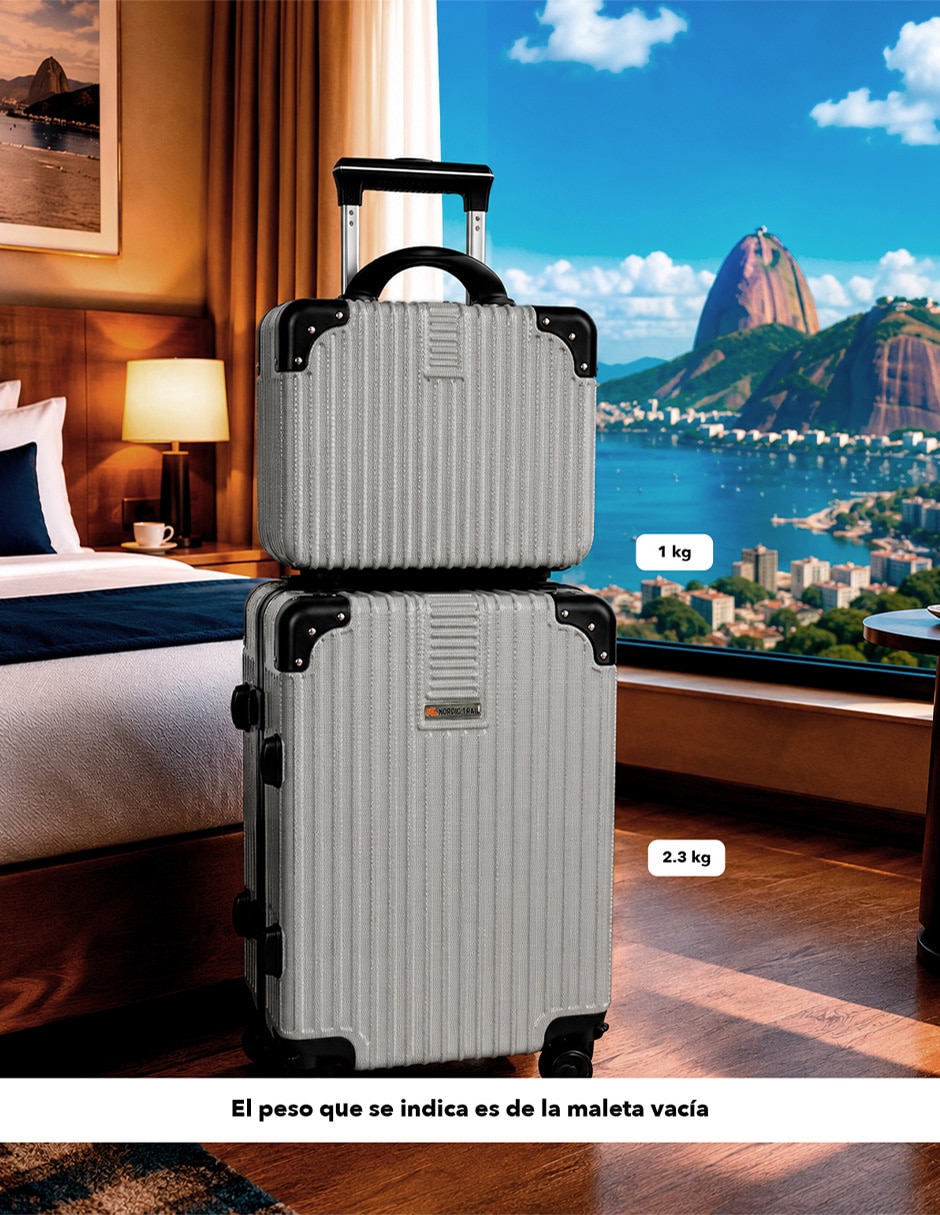 Set maletas de viaje Clear Shop