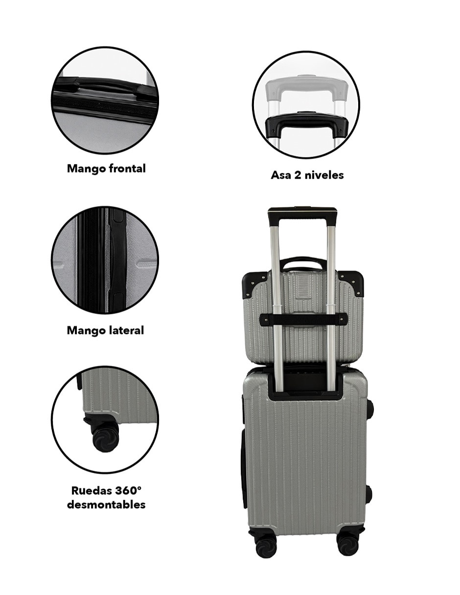 Set maletas de viaje Clear Shop