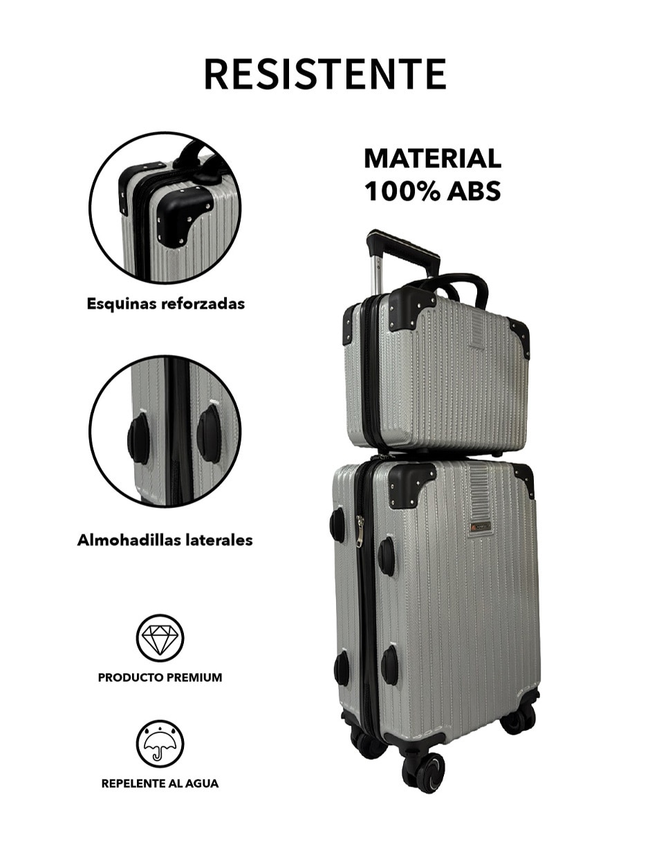 Set maletas de viaje Clear Shop