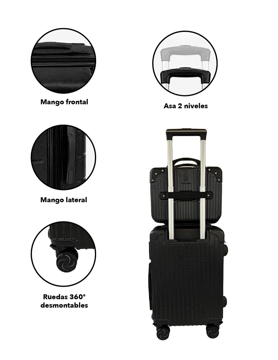 Set maletas de viaje Clear Shop
