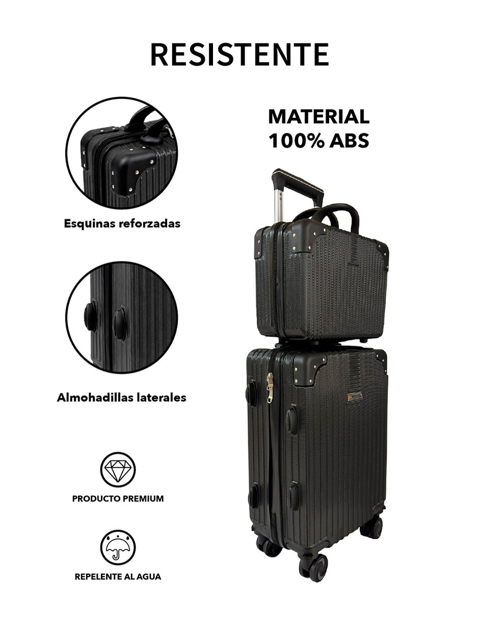 Set maletas de viaje Clear Shop