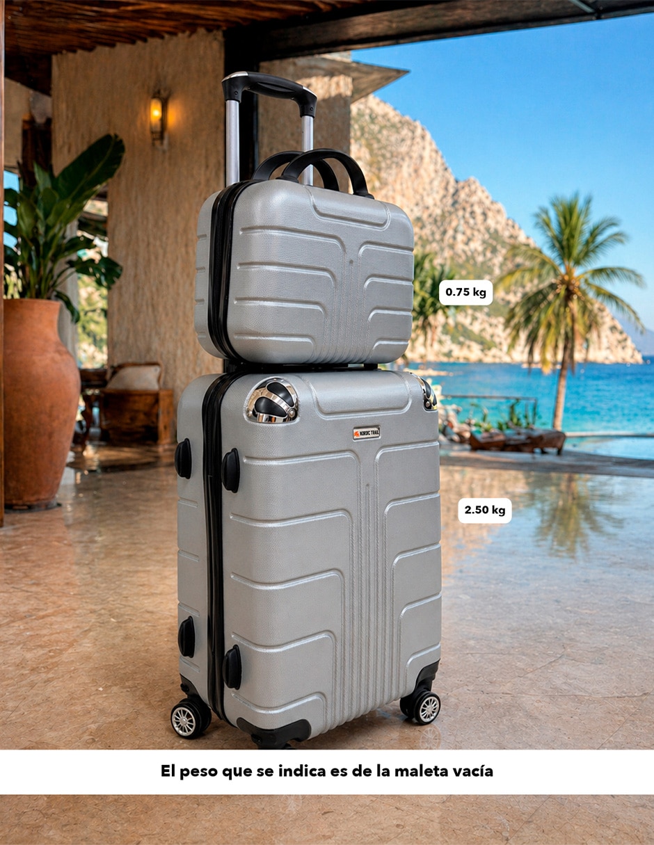 Set maletas de viaje Clear Shop