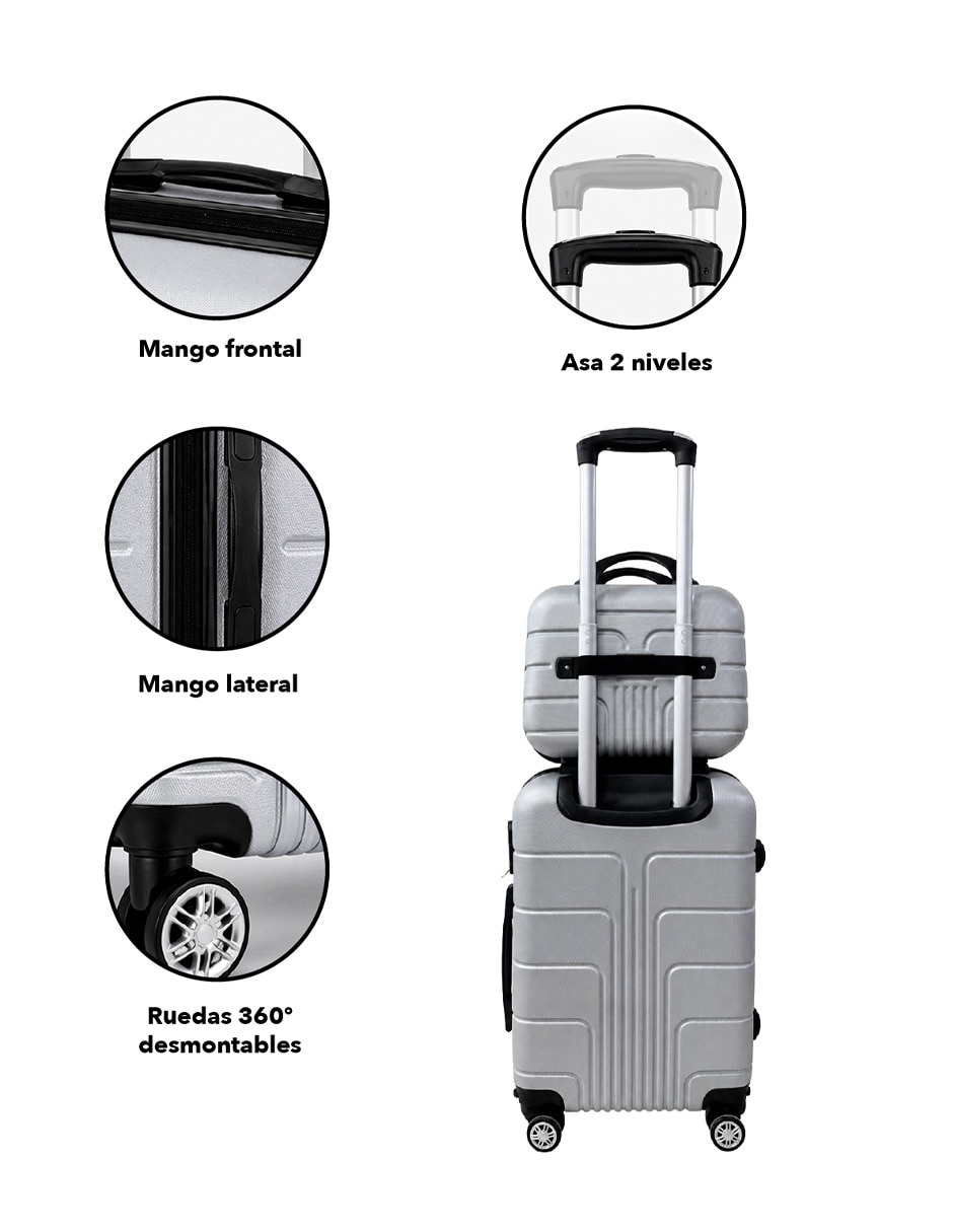 Set maletas de viaje Clear Shop