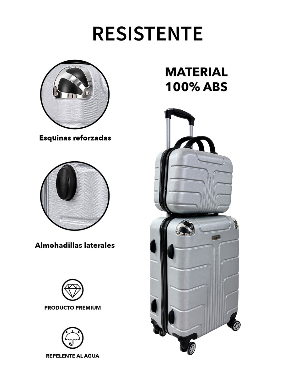 Set maletas de viaje Clear Shop
