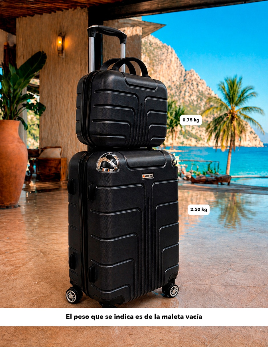 Set maletas de viaje Clear Shop