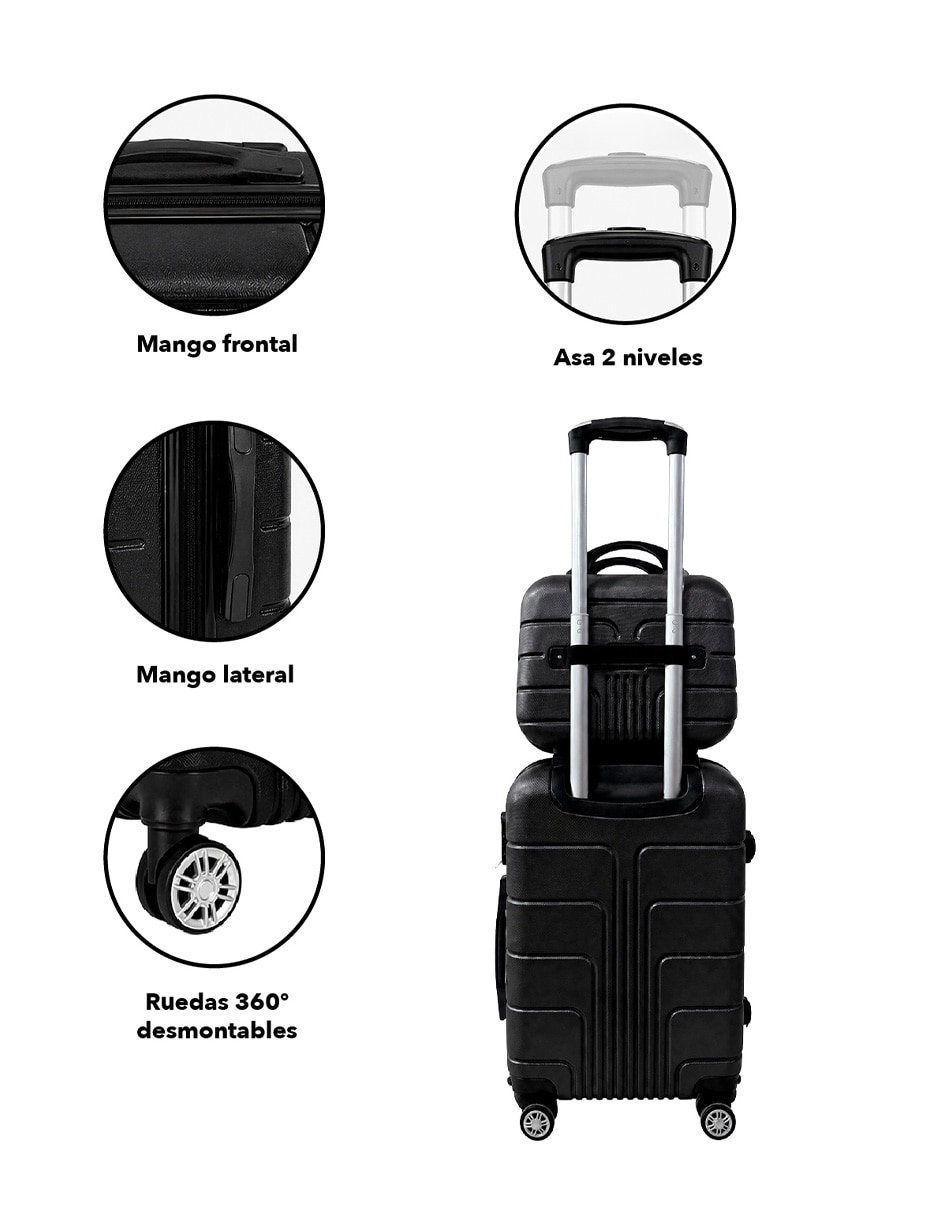 Set maletas de viaje Clear Shop