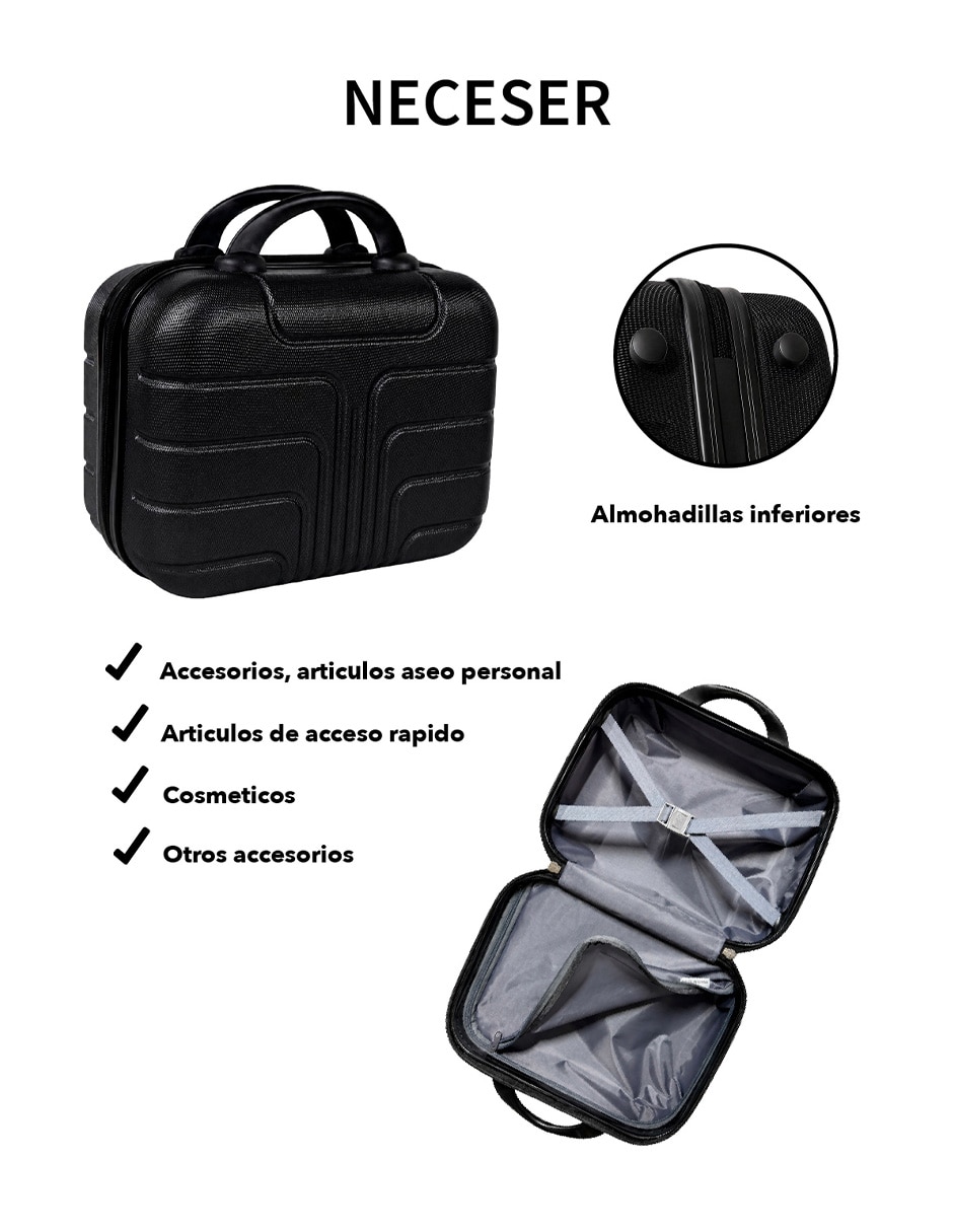 Set maletas de viaje Clear Shop