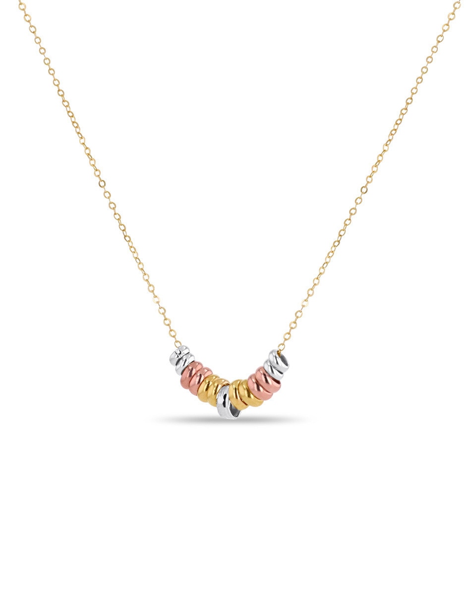 Dije de circular de oro florentino 14 k 3