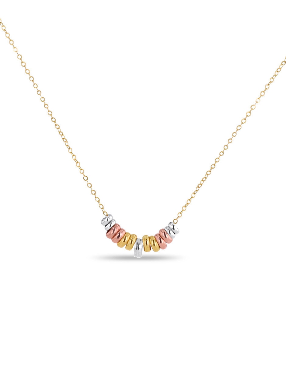 Dije de circular de oro florentino 14 k