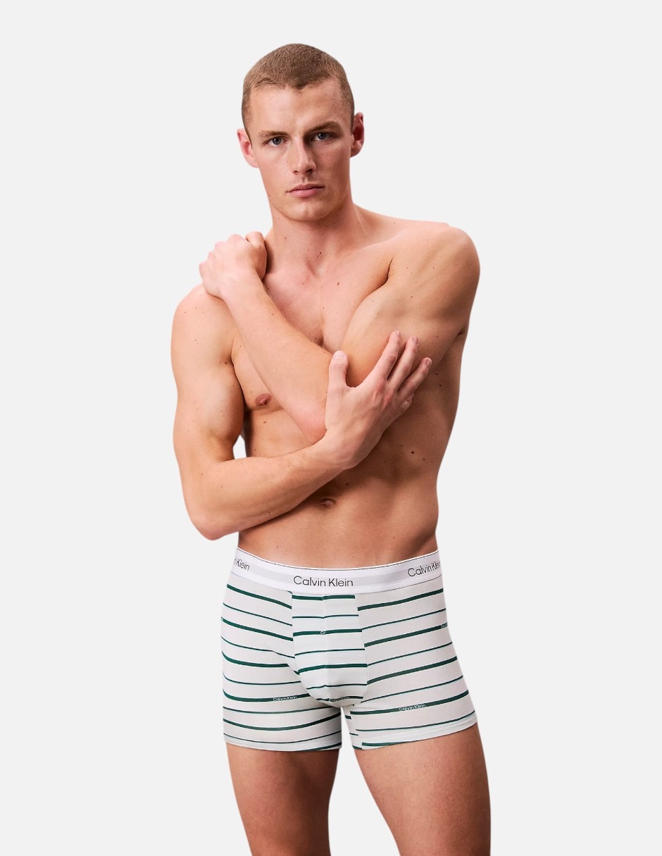 Set bóxer trunk Calvin Klein de algodón para hombre 3 piezas