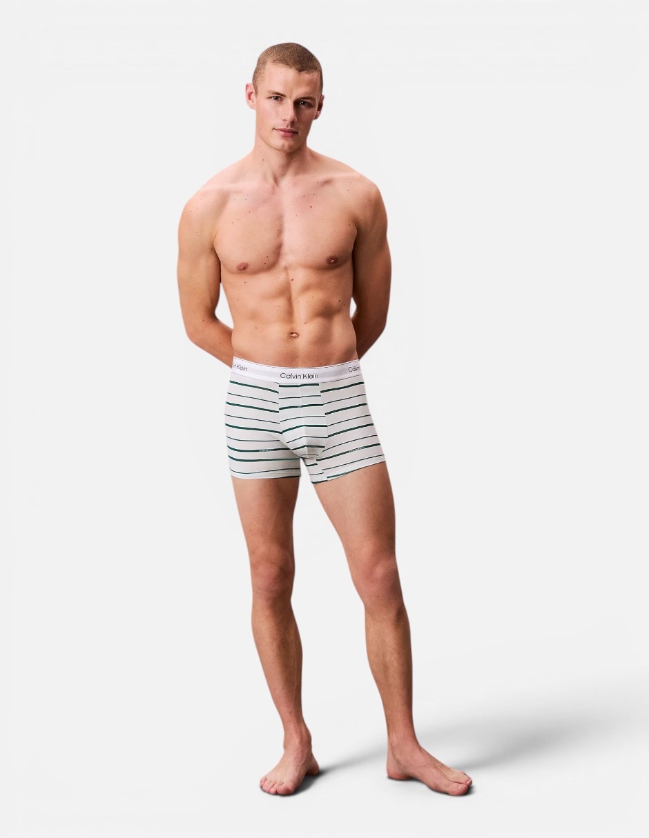Set bóxer trunk Calvin Klein de algodón para hombre 3 piezas