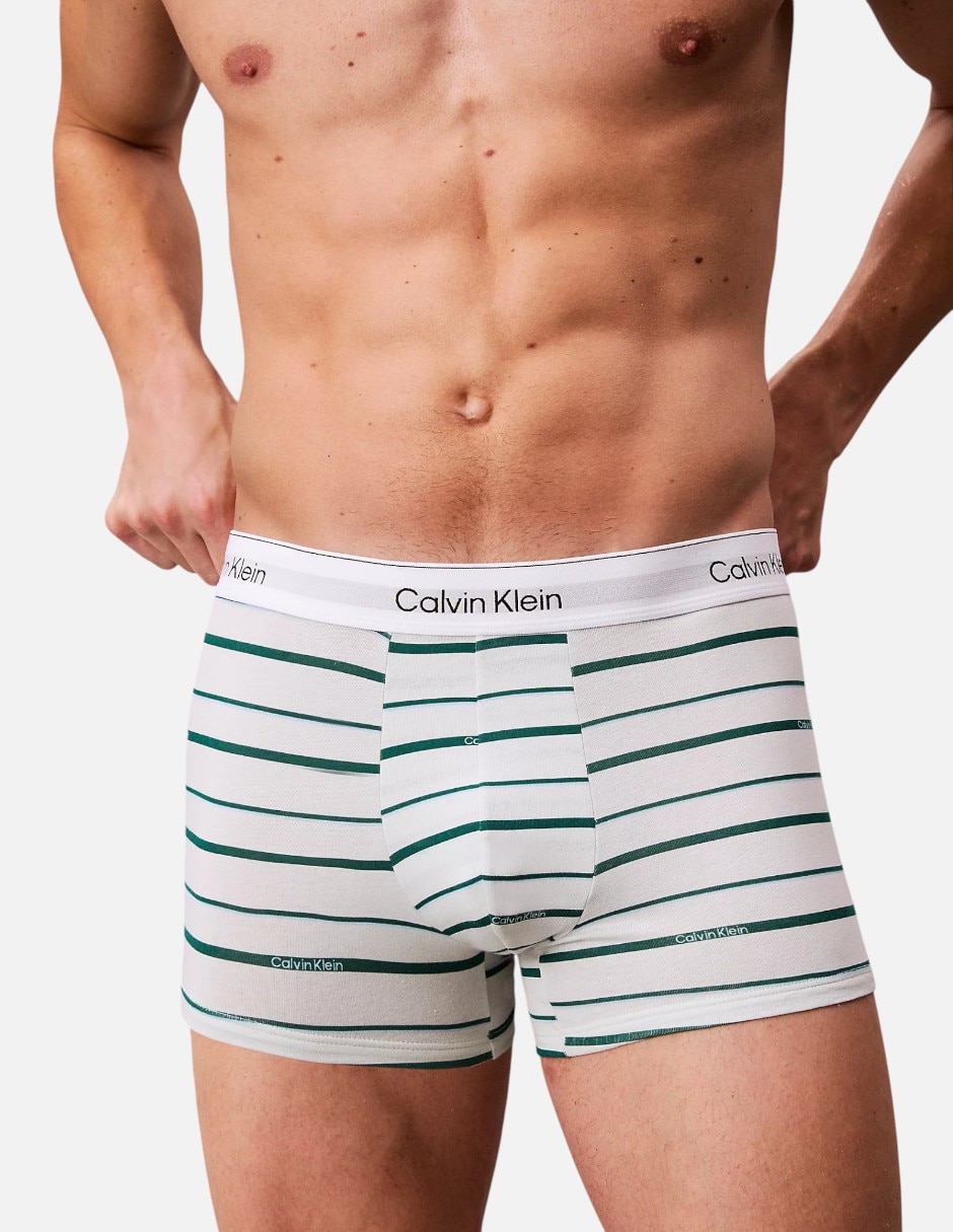 Set bóxer trunk Calvin Klein de algodón para hombre 3 piezas