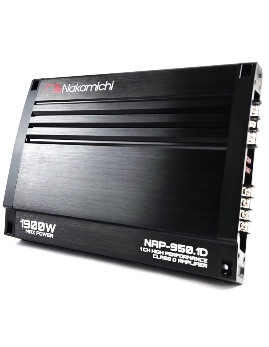 Amplificador p/auto Nakamichi NAP-950.1D de 12 VDC
