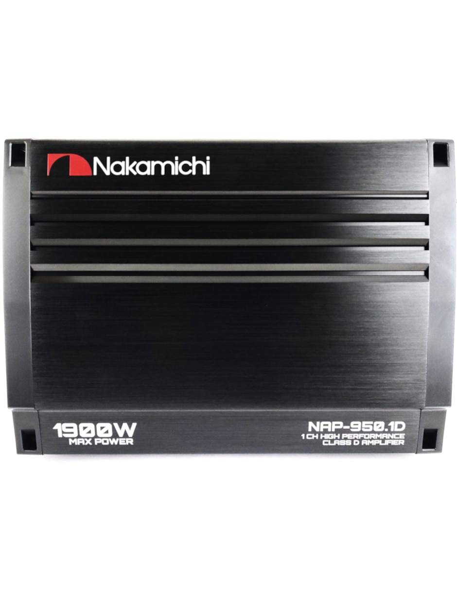 Amplificador p/auto Nakamichi NAP-950.1D de 12 VDC